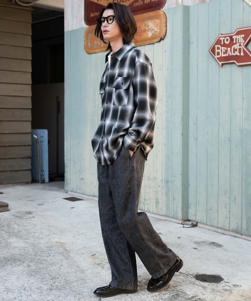 WEGO(ウィゴー)の「WEGO/【26年春夏新作】ユルフィットデニムイージーパンツ(デニムパンツ・メンズ・ライトインディゴブルー/グレー/ブラック系3・MEDIUM/SMALL/X-SMALL/LARGE)」の15枚目の写真