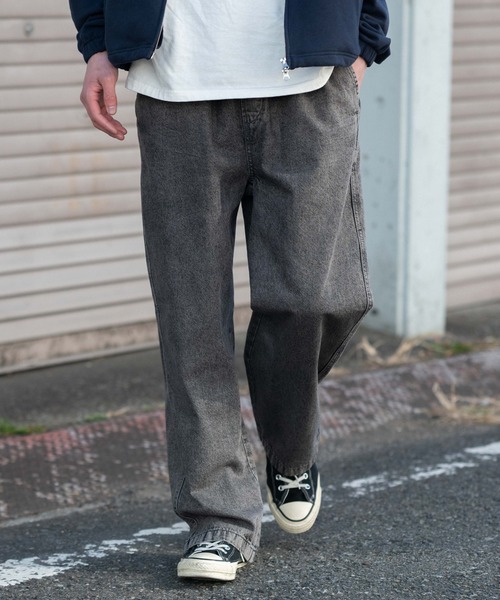 WEGO(ウィゴー)の「WEGO/【26年春夏新作】ユルフィットデニムイージーパンツ(デニムパンツ・メンズ・ライトインディゴブルー/グレー/ブラック系3・MEDIUM/SMALL/X-SMALL/LARGE)」の20枚目の写真