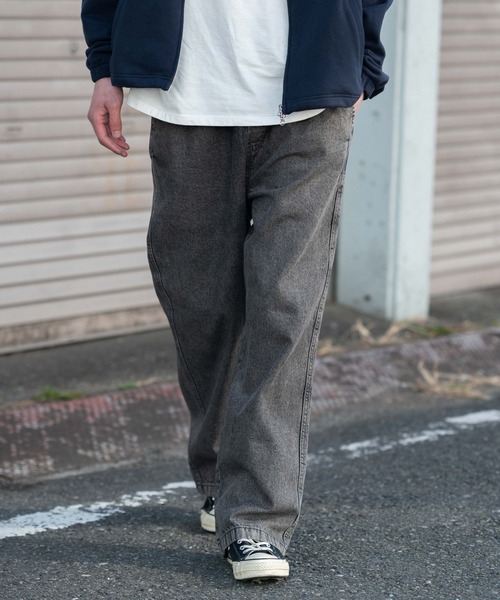 WEGO(ウィゴー)の「WEGO/【26年春夏新作】ユルフィットデニムイージーパンツ(デニムパンツ・メンズ・ライトインディゴブルー/グレー/ブラック系3・MEDIUM/SMALL/X-SMALL/LARGE)」の21枚目の写真
