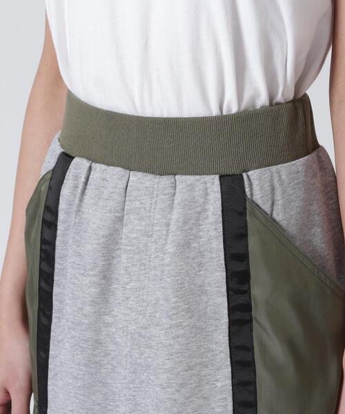 Risley（リズレー）の「Risley/リズレー/バイカラージップスカート（スカート・レディース・グレー/ブラック・F）」の19枚目の写真