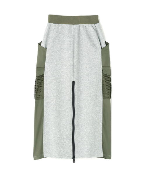 Risley（リズレー）の「Risley/リズレー/バイカラージップスカート（スカート・レディース・グレー/ブラック・F）」の5枚目の写真