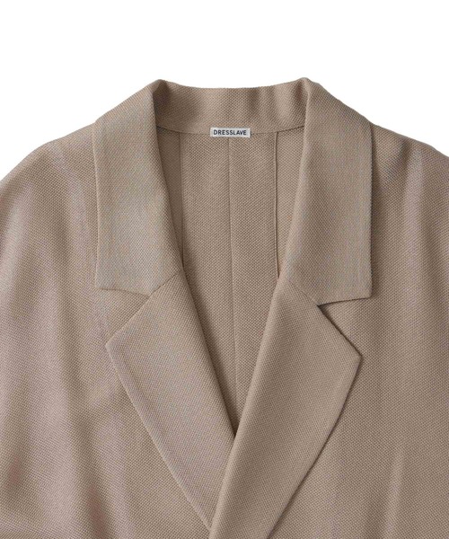 DRESSLAVE(ドレスレイブ)の「karami wide adjust jacket(カラミワイドアジャストジャケット)(テーラードジャケット・レディース・ベージュ/ブラック・38)」の12枚目の写真