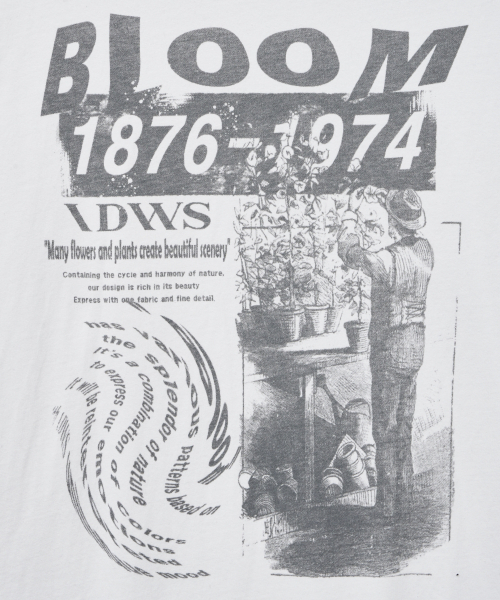 IDWS（アイドンワナセル）の「Blooming Garden T-Shirt White（Tシャツ/カットソー・レディース・その他・0/1/2）」の4枚目の写真