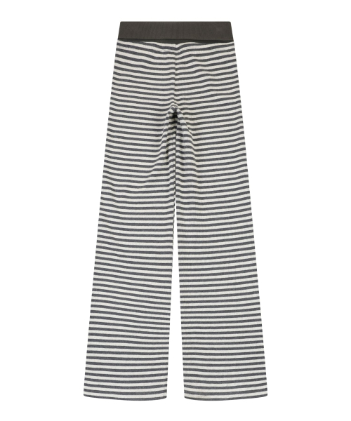 ORDINARY HOLIDAY（オーディナリー ホリデー）の「STRIPE JERSEY WIDE PANTS [CHARCOAL]（その他パンツ・レディース・その他・FREE）」の3枚目の写真