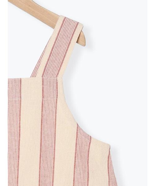 Samansa Mos2 Lagom（サマンサモスモスラーゴム）の「ストライプ柄ジャンバースカート（スカート・キッズ・レッド/グレー・特(XL)/大(L)/中(M)/小(S)）」の14枚目の写真