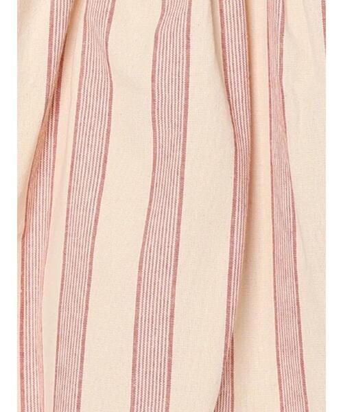 Samansa Mos2 Lagom（サマンサモスモスラーゴム）の「ストライプ柄ジャンバースカート（スカート・キッズ・レッド/グレー・特(XL)/大(L)/中(M)/小(S)）」の17枚目の写真