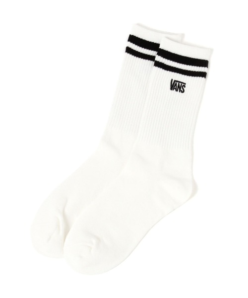 VANS(バンズ)の「【VANS(ヴァンズ)】LOGO CREW(MEN)(ソックス/靴下・メンズ・ホワイト・FREE)」の1枚目の写真