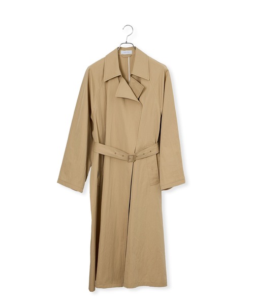 ADAM ET ROPE'(アダムエロペ)の「リラックスライトトレンチ(トレンチコート・レディース・ベージュ/オフホワイト・38/36)」の3枚目の写真