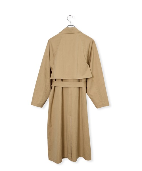 ADAM ET ROPE'(アダムエロペ)の「リラックスライトトレンチ(トレンチコート・レディース・ベージュ/オフホワイト・38/36)」の4枚目の写真