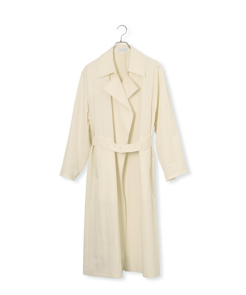 ADAM ET ROPE'(アダムエロペ)の「リラックスライトトレンチ(トレンチコート・レディース・ベージュ/オフホワイト・38/36)」の12枚目の写真