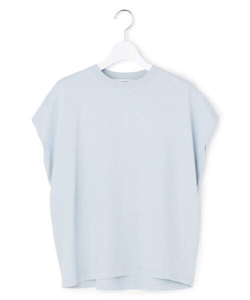 23区 L(ニジュウサンクオオキイサイズ)の「レーヨンポリエステルストレッチ フレンチスリーブ ニット(ニット/セーター・レディース・ネイビー系/ホワイト系/ダークブラウン系/スカイブルー系/ベージュ系/ピンク系・44/46)」の10枚目の写真