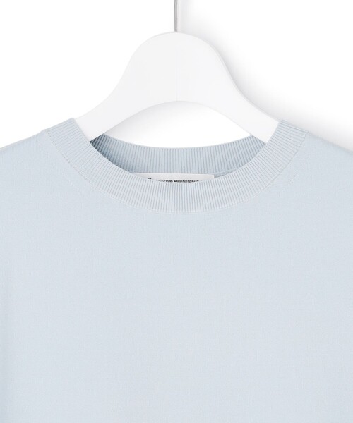 23区 L(ニジュウサンクオオキイサイズ)の「レーヨンポリエステルストレッチ フレンチスリーブ ニット(ニット/セーター・レディース・ネイビー系/ホワイト系/ダークブラウン系/スカイブルー系/ベージュ系/ピンク系・44/46)」の21枚目の写真