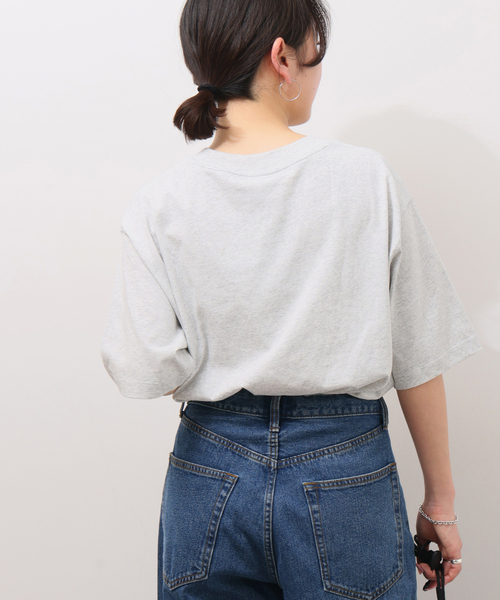 NEW BALANCE(ニューバランス)の「《WEB限定》【NEW BALANCE/ニューバランス】ボックスTシャツ(Tシャツ/カットソー・レディース・チャコールグレー・SMALL)」の9枚目の写真