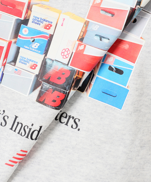 NEW BALANCE(ニューバランス)の「《WEB限定》【NEW BALANCE/ニューバランス】ボックスTシャツ(Tシャツ/カットソー・レディース・チャコールグレー・SMALL)」の20枚目の写真