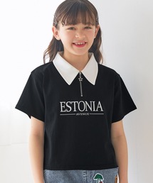 coca（coca）（コカ）の「キッズ　ハーフジップポロTシャツ（ポロシャツ）」