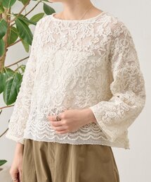 BEARDSLEY | エンブロイダリープルオーバー(シャツ/ブラウス)