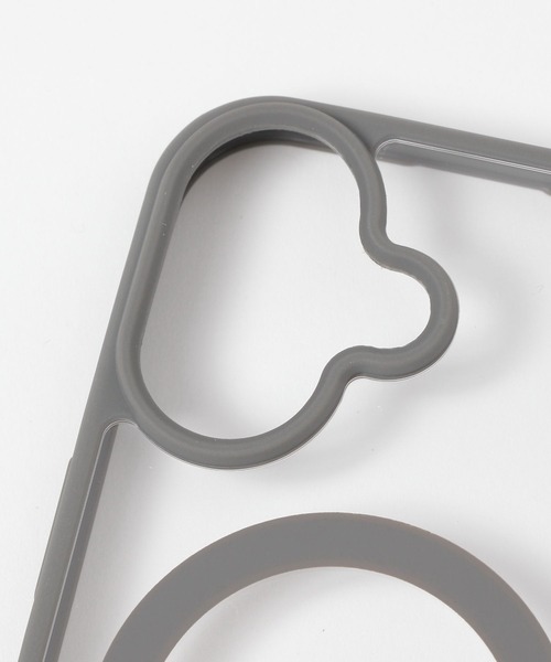 LAKOLE（ラコレ）の「MSiPhoneケース[iPhone16/17] / 660692（スマホケース/カバー・レディース・アイボリー/チャコール/パープル・FREE）」の5枚目の写真