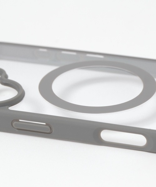 LAKOLE（ラコレ）の「MSiPhoneケース[iPhone16/17] / 660692（スマホケース/カバー・レディース・アイボリー/チャコール/パープル・FREE）」の6枚目の写真