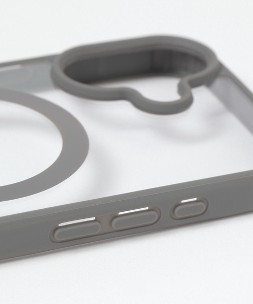 LAKOLE（ラコレ）の「MSiPhoneケース[iPhone16/17] / 660692（スマホケース/カバー・レディース・アイボリー/チャコール/パープル・FREE）」の8枚目の写真