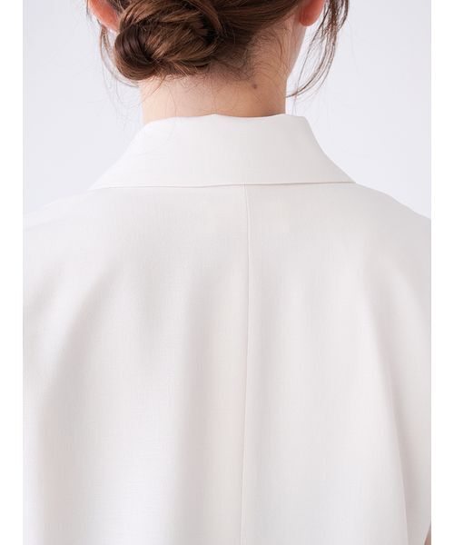 SNIDEL（スナイデル）の「【LUMISHADE】UVダブルジャケット（テーラードジャケット・レディース・アイボリー/ミント/ネイビー・0/1）」の10枚目の写真