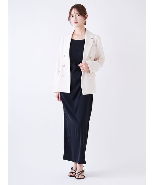 SNIDEL（スナイデル）の「【LUMISHADE】UVダブルジャケット（テーラードジャケット・レディース・アイボリー/ミント/ネイビー・0/1）」の16枚目の写真