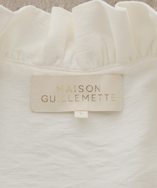 IENA(イエナ)の「MAISON GUILLEMETTE/メゾンギヨメット JOSEPH BLOUSE ブラウス(シャツ/ブラウス・レディース・アイボリー・FREE)」の7枚目の写真