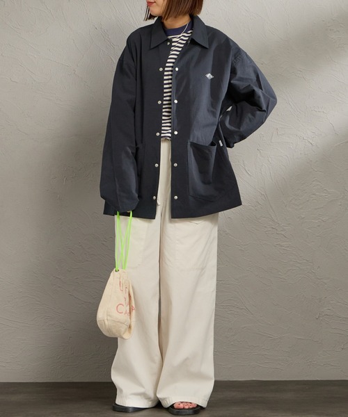 DANTON（ダントン）の「[DANTON/ダントン] カバーオール シャツジャケット（その他アウター・レディース・ライトベージュ/ネイビー/チャコールグレー・42/40）」の17枚目の写真