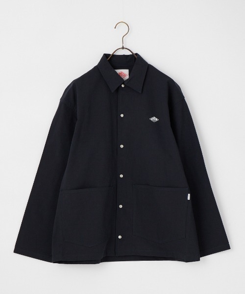 DANTON（ダントン）の「[DANTON/ダントン] カバーオール シャツジャケット（その他アウター・レディース・ライトベージュ/ネイビー/チャコールグレー・42/40）」の6枚目の写真