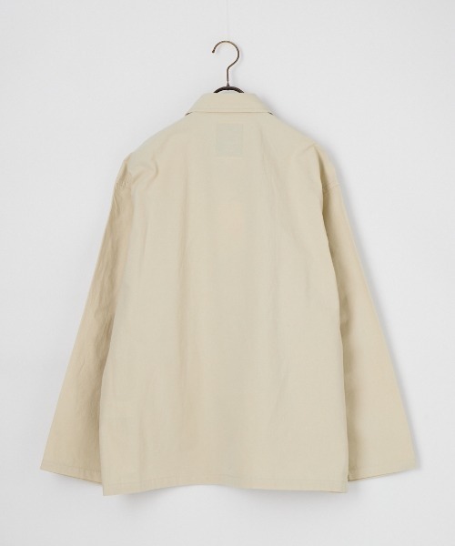 DANTON（ダントン）の「[DANTON/ダントン] カバーオール シャツジャケット（その他アウター・レディース・ライトベージュ/ネイビー/チャコールグレー・42/40）」の8枚目の写真