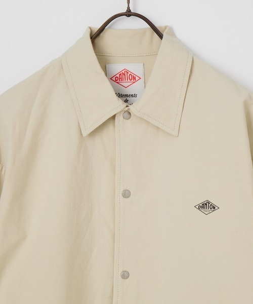 DANTON（ダントン）の「[DANTON/ダントン] カバーオール シャツジャケット（その他アウター・レディース・ライトベージュ/ネイビー/チャコールグレー・42/40）」の9枚目の写真