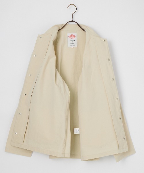 DANTON（ダントン）の「[DANTON/ダントン] カバーオール シャツジャケット（その他アウター・レディース・ライトベージュ/ネイビー/チャコールグレー・42/40）」の15枚目の写真