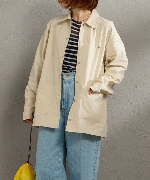 DANTON（ダントン）の「[DANTON/ダントン] カバーオール シャツジャケット（その他アウター・レディース・ライトベージュ/ネイビー/チャコールグレー・42/40）」の19枚目の写真