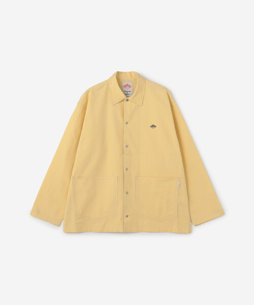 ダントン DANTON コットンリネン カバーオールDK.SAX Size 40 DANTON | コットンリネン カバーオールシャツ MEN（カバーオール