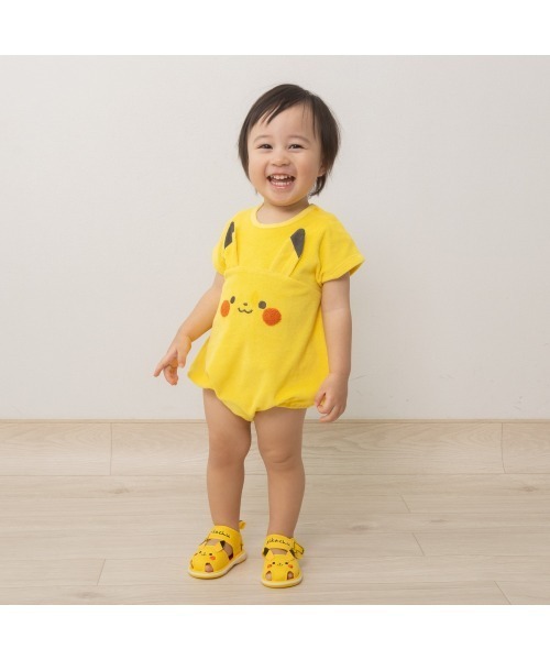 セール】半袖ボディスーツ ピカチュウパイル monpoke モンポケ