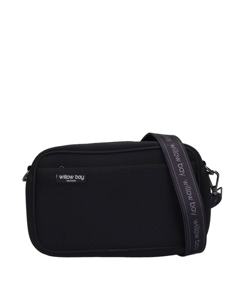 Willow Bay(ウィローベイ)の「【Willow Bay】ウィローベイ LARGE CROSSBODY BAG WITH ROPE ショルダーバッグ(ショルダーバッグ・レディース・ブラック系2/グレー/ブラック系1/ブラック系3/ブラウン/ライム/アクア/ピンク/ラベンダー・FREE)」の1枚目の写真