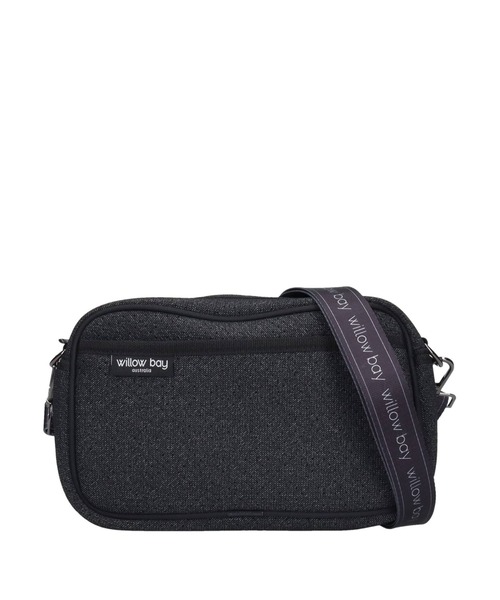 Willow Bay(ウィローベイ)の「【Willow Bay】ウィローベイ LARGE CROSSBODY BAG WITH ROPE ショルダーバッグ(ショルダーバッグ・レディース・ブラック系2/グレー/ブラック系1/ブラック系3/ブラウン/ライム/アクア/ピンク/ラベンダー・FREE)」の2枚目の写真