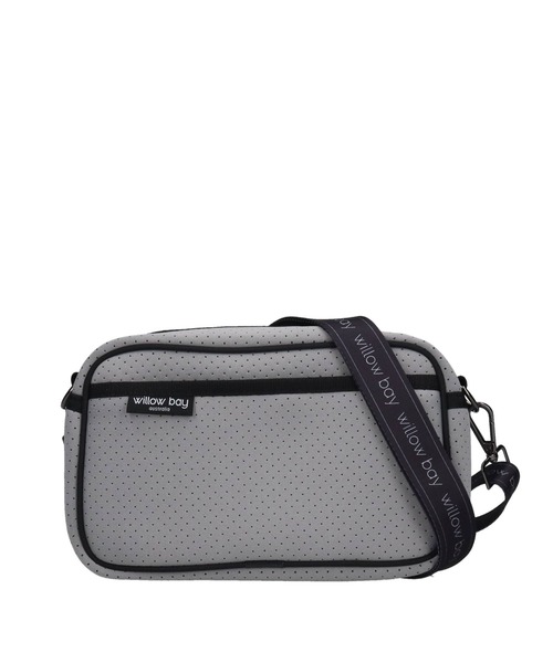 Willow Bay(ウィローベイ)の「【Willow Bay】ウィローベイ LARGE CROSSBODY BAG WITH ROPE ショルダーバッグ(ショルダーバッグ・レディース・ブラック系2/グレー/ブラック系1/ブラック系3/ブラウン/ライム/アクア/ピンク/ラベンダー・FREE)」の4枚目の写真