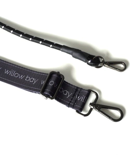 Willow Bay(ウィローベイ)の「【Willow Bay】ウィローベイ LARGE CROSSBODY BAG WITH ROPE ショルダーバッグ(ショルダーバッグ・レディース・ブラック系2/グレー/ブラック系1/ブラック系3/ブラウン/ライム/アクア/ピンク/ラベンダー・FREE)」の14枚目の写真