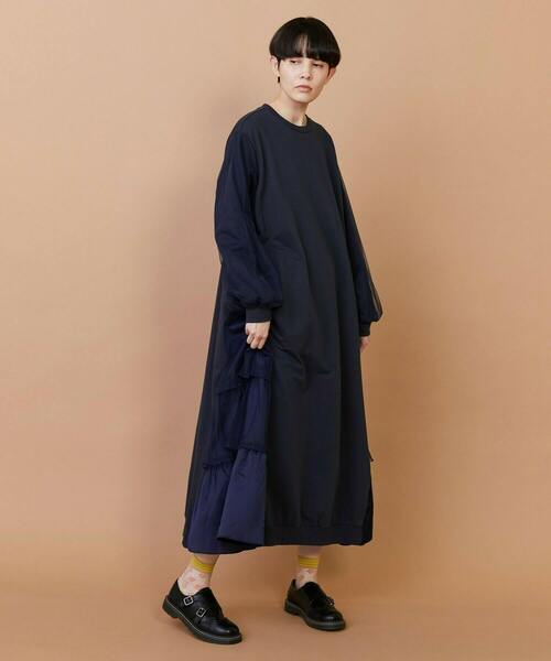 FRAPBOIS(フラボア)の「チュルーカ ワンピース(ワンピース・レディース・ネイビー/ブラック・1)」の5枚目の写真