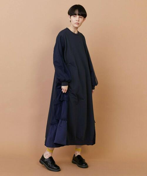 FRAPBOIS(フラボア)の「チュルーカ ワンピース(ワンピース・レディース・ネイビー/ブラック・1)」の12枚目の写真