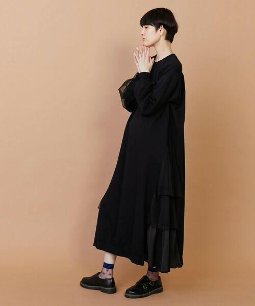 FRAPBOIS(フラボア)の「チュルーカ ワンピース(ワンピース・レディース・ネイビー/ブラック・1)」の16枚目の写真