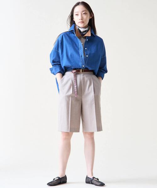 Tiara（ティアラ）の「バミューダパンツ（その他パンツ・レディース・ベージュ・2）」の3枚目の写真