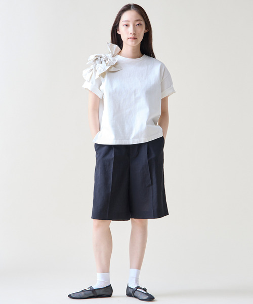 Tiara（ティアラ）の「バミューダパンツ（その他パンツ・レディース・ベージュ・2）」の13枚目の写真