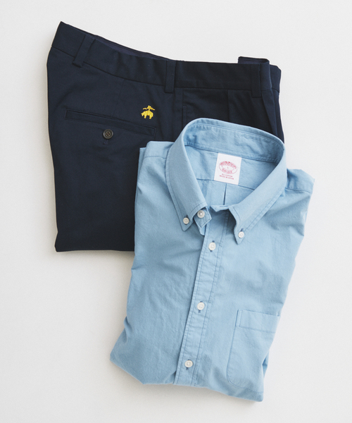 BROOKS BROTHERS（ブルックスブラザーズ）の「Brooks Brothers / ブルックスブラザーズ 別注 ガーメントダイ BDシャツ（シャツ/ブラウス・メンズ・ブルー系その他/ベージュ/ブラック系その他・LARGE/MEDIUM）」の8枚目の写真