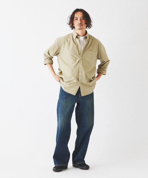 BROOKS BROTHERS（ブルックスブラザーズ）の「Brooks Brothers / ブルックスブラザーズ 別注 ガーメントダイ BDシャツ（シャツ/ブラウス・メンズ・ブルー系その他/ベージュ/ブラック系その他・LARGE/MEDIUM）」の11枚目の写真