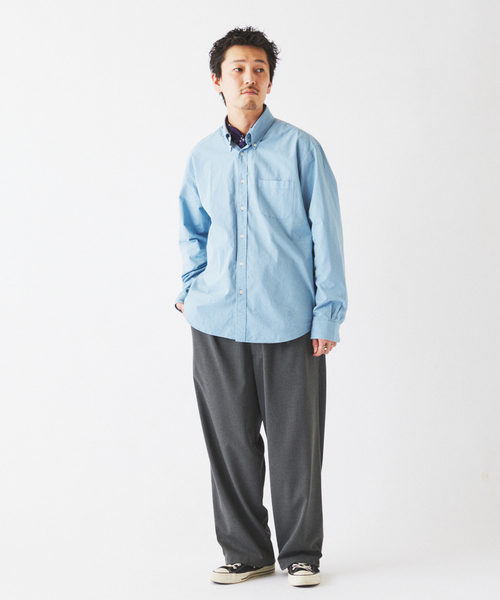 BROOKS BROTHERS（ブルックスブラザーズ）の「Brooks Brothers / ブルックスブラザーズ 別注 ガーメントダイ BDシャツ（シャツ/ブラウス・メンズ・ブルー系その他/ベージュ/ブラック系その他・LARGE/MEDIUM）」の12枚目の写真