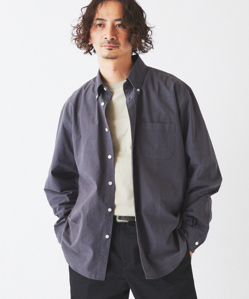 BROOKS BROTHERS（ブルックスブラザーズ）の「Brooks Brothers / ブルックスブラザーズ 別注 ガーメントダイ BDシャツ（シャツ/ブラウス・メンズ・ブルー系その他/ベージュ/ブラック系その他・LARGE/MEDIUM）」の15枚目の写真