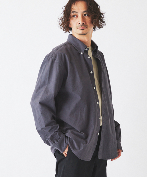 BROOKS BROTHERS（ブルックスブラザーズ）の「Brooks Brothers / ブルックスブラザーズ 別注 ガーメントダイ BDシャツ（シャツ/ブラウス・メンズ・ブルー系その他/ベージュ/ブラック系その他・LARGE/MEDIUM）」の18枚目の写真