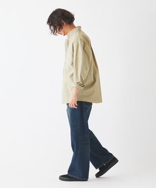 BROOKS BROTHERS（ブルックスブラザーズ）の「Brooks Brothers / ブルックスブラザーズ 別注 ガーメントダイ BDシャツ（シャツ/ブラウス・メンズ・ブルー系その他/ベージュ/ブラック系その他・LARGE/MEDIUM）」の21枚目の写真