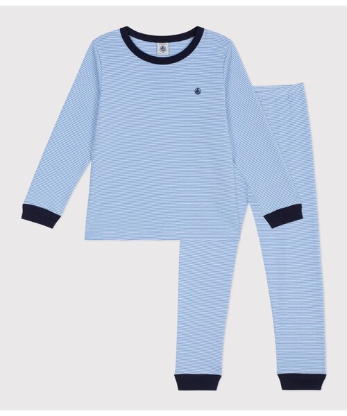 ミラレ長袖パジャマ（ルームウェア/パジャマ）｜PETIT BATEAU